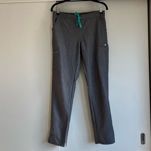 Figs Yola Skinny Scrub Pant Color Graphite Size Small